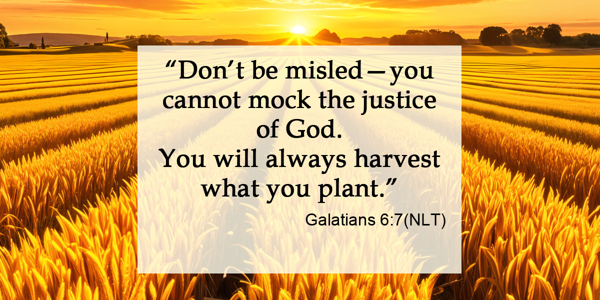 The Law of Sowing and Reaping