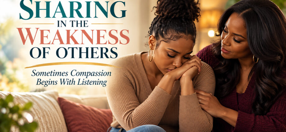 Sharing in the Weakness of Others | Christian Compassion